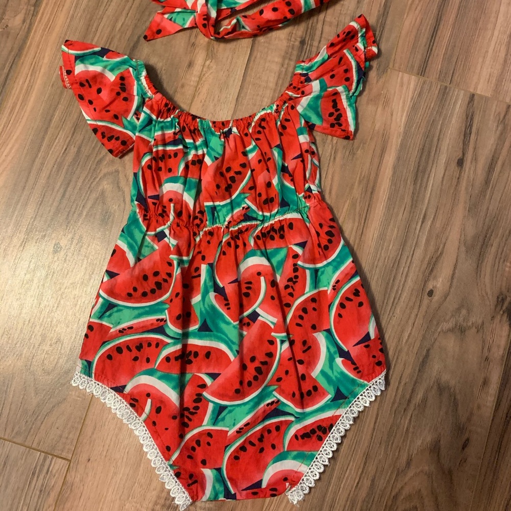 12-18m watermelon romper